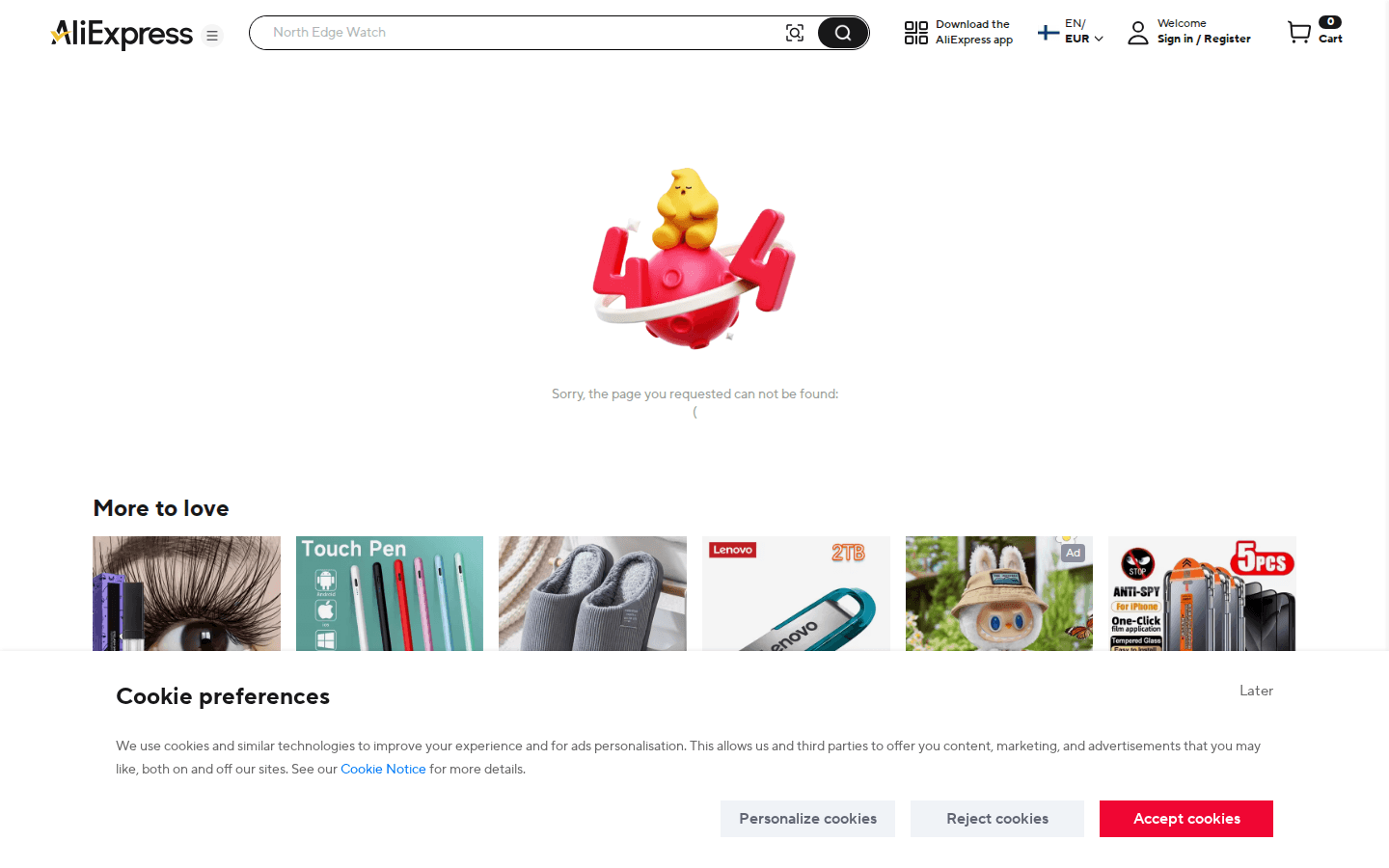 AliExpress Produktseite mit Bildern, Varianten, Versandinfos und Bewertungen