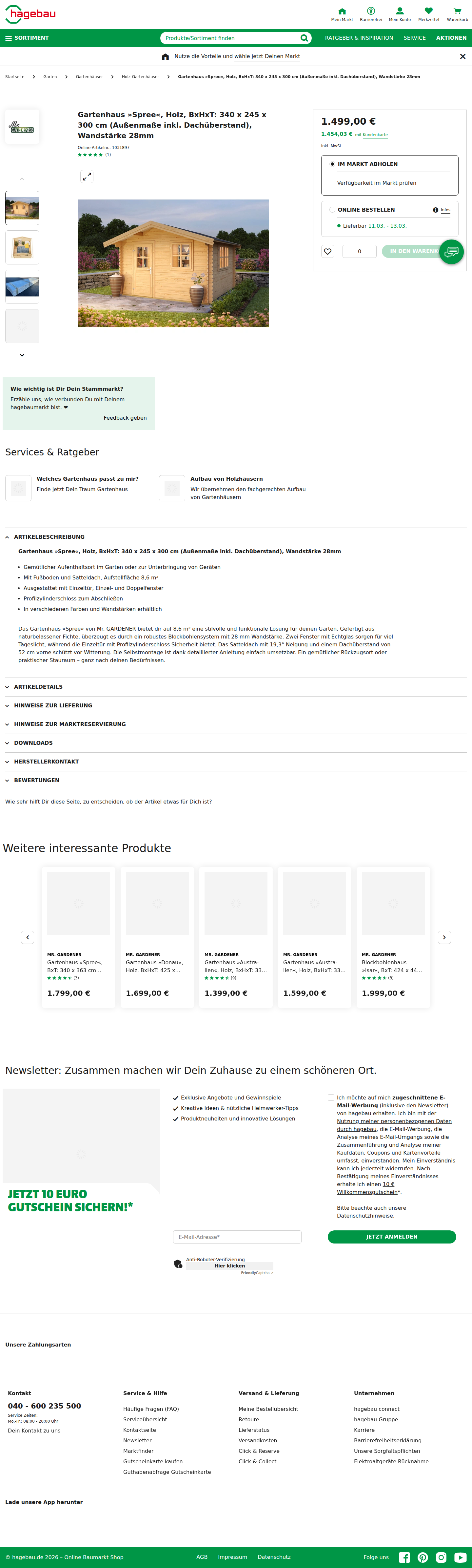hagebau ürün sayfası: görseller ve önemli detaylar