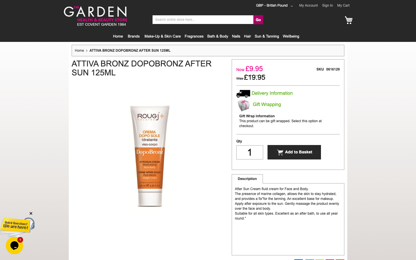 Garden Pharmacy ürün sayfası: görseller, fiyat ve detaylar